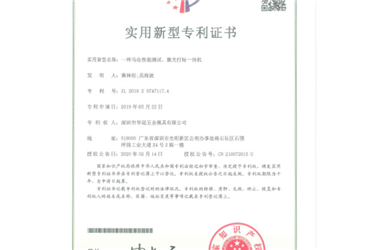 Laser marking machine for testing motor performance